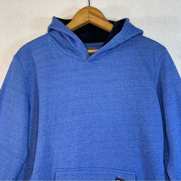 REAL WORK beautiful blue comfy basic hoodie - Picture 4 of 6